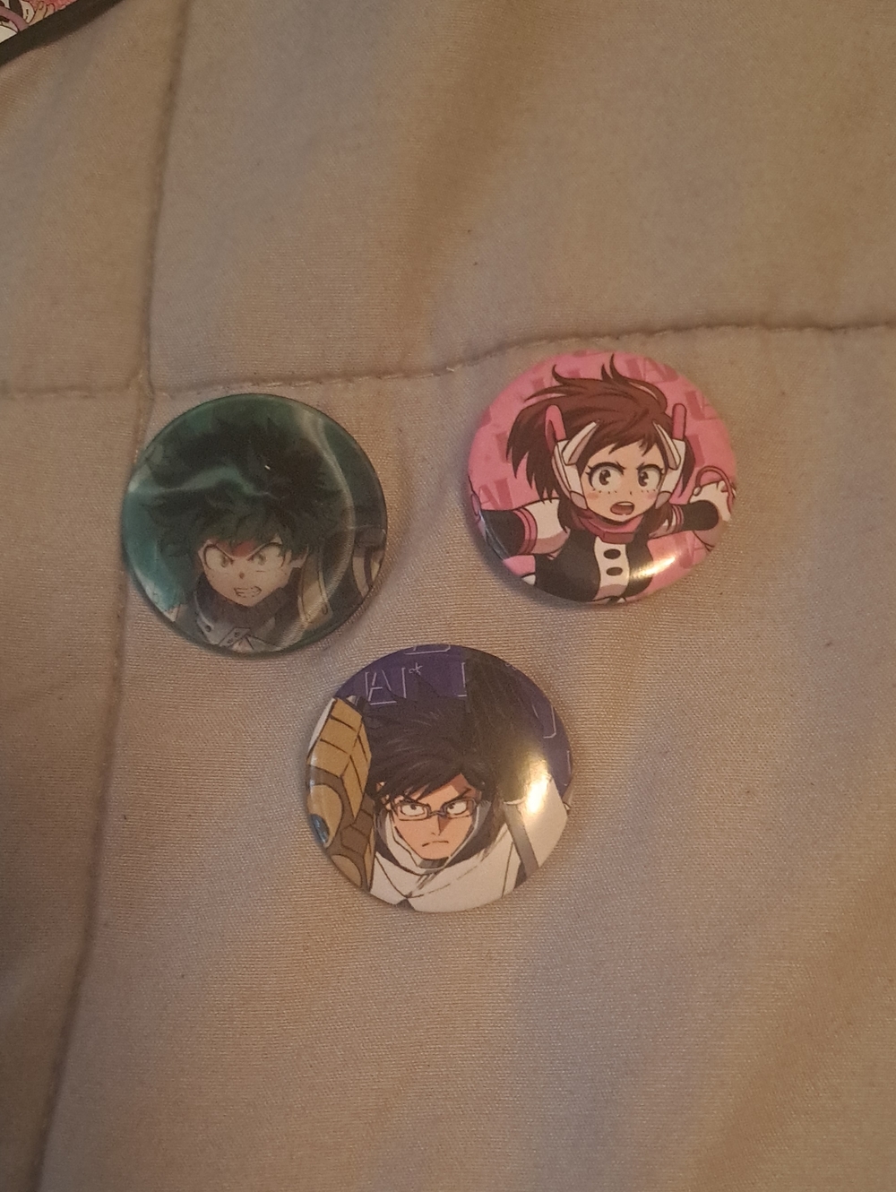 My Hero Academia Button Pin Set